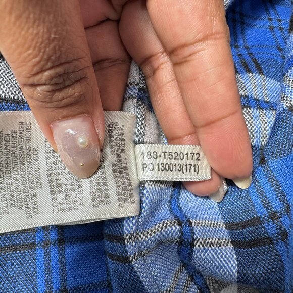 Tommy Bahama Gray Fishing Outdoors Plaid Lined Shirt Jacket Shacket (Size XL) - Picture 15 of 16